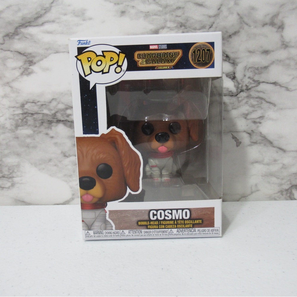 Funko Pop Guardians of the Galaxy Volume 3 Cosmo Bobble Head Figure
